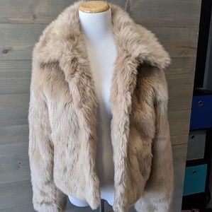 Express faux fur jacket